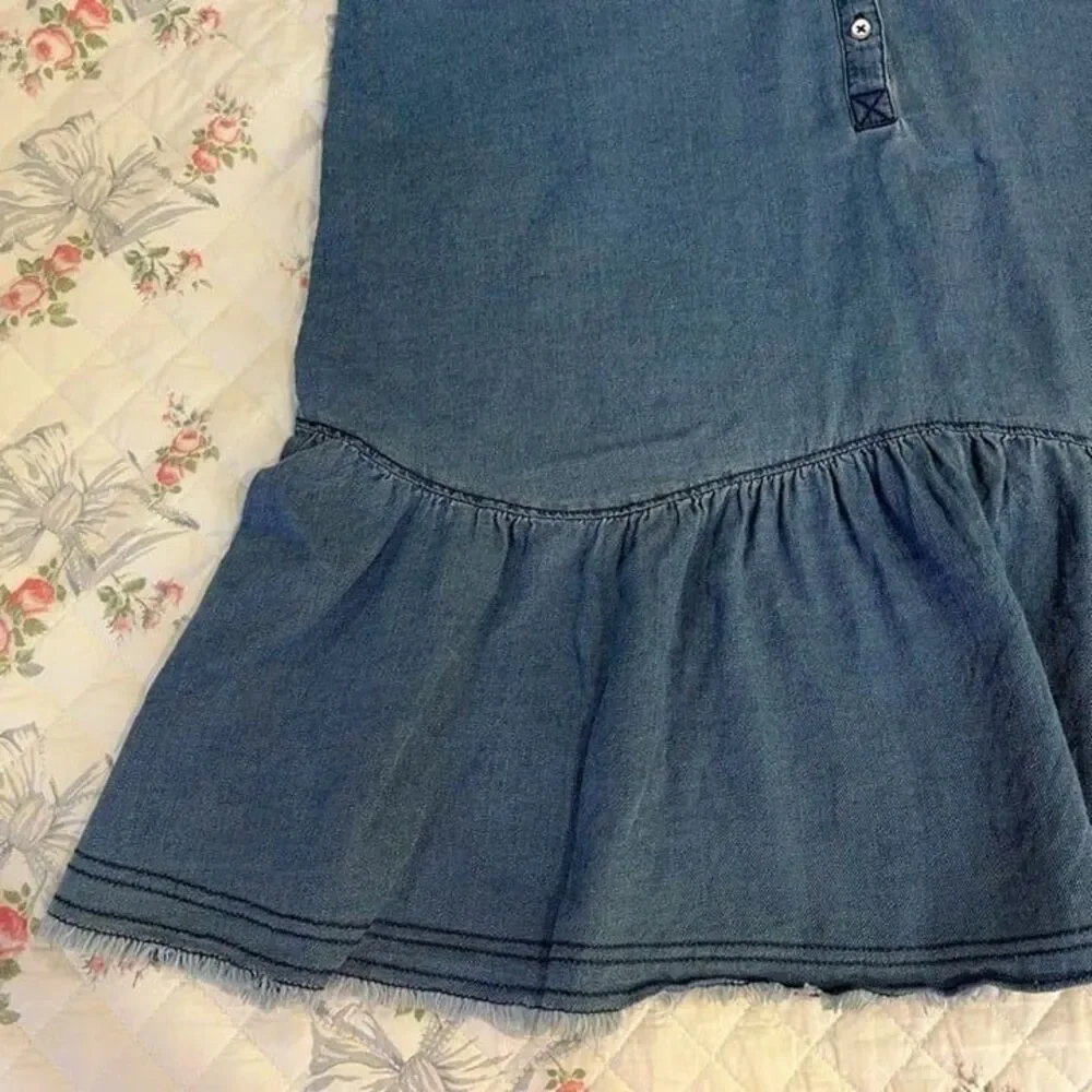 Pilcro Flounced Tunic Dress size Large Anthropologie - Picture 6 of 10